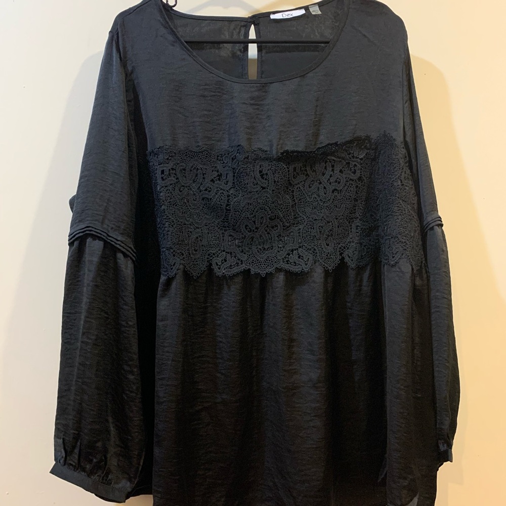 DEX black blouse